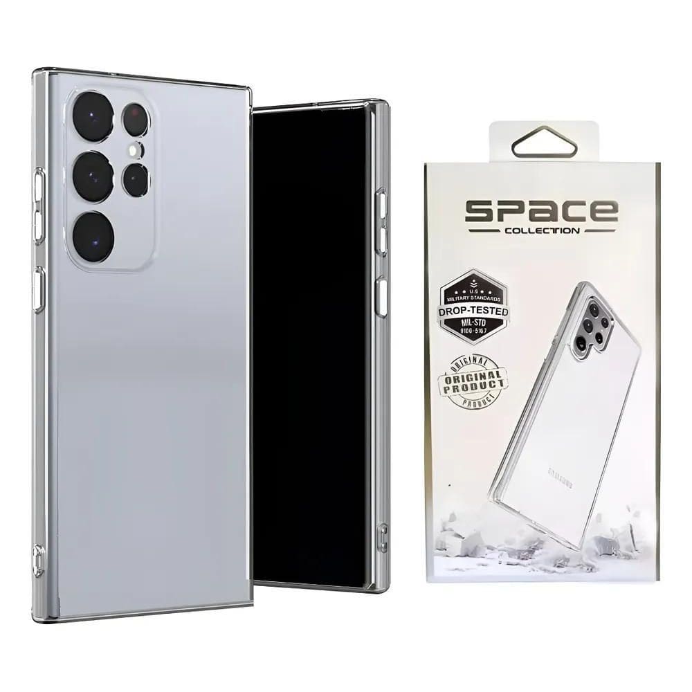 Capa Case Space Clear Para Samsung Gala S23 Ultra Transparen