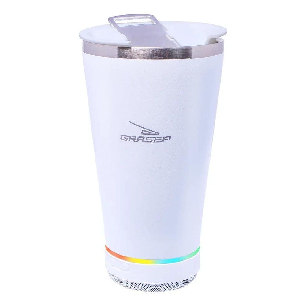 2X Copo Térmico Com Caixa De Som Alto Bluetooth Usb