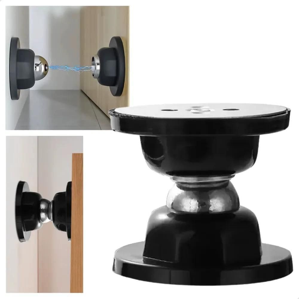 3X Trava Porta Magnético Fixador Adesivo Batedor Imantado