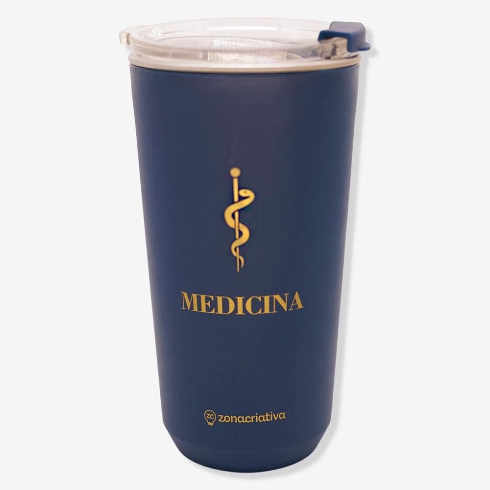 Copo Sky Profissões Medicina Azul - Zonacriativa
