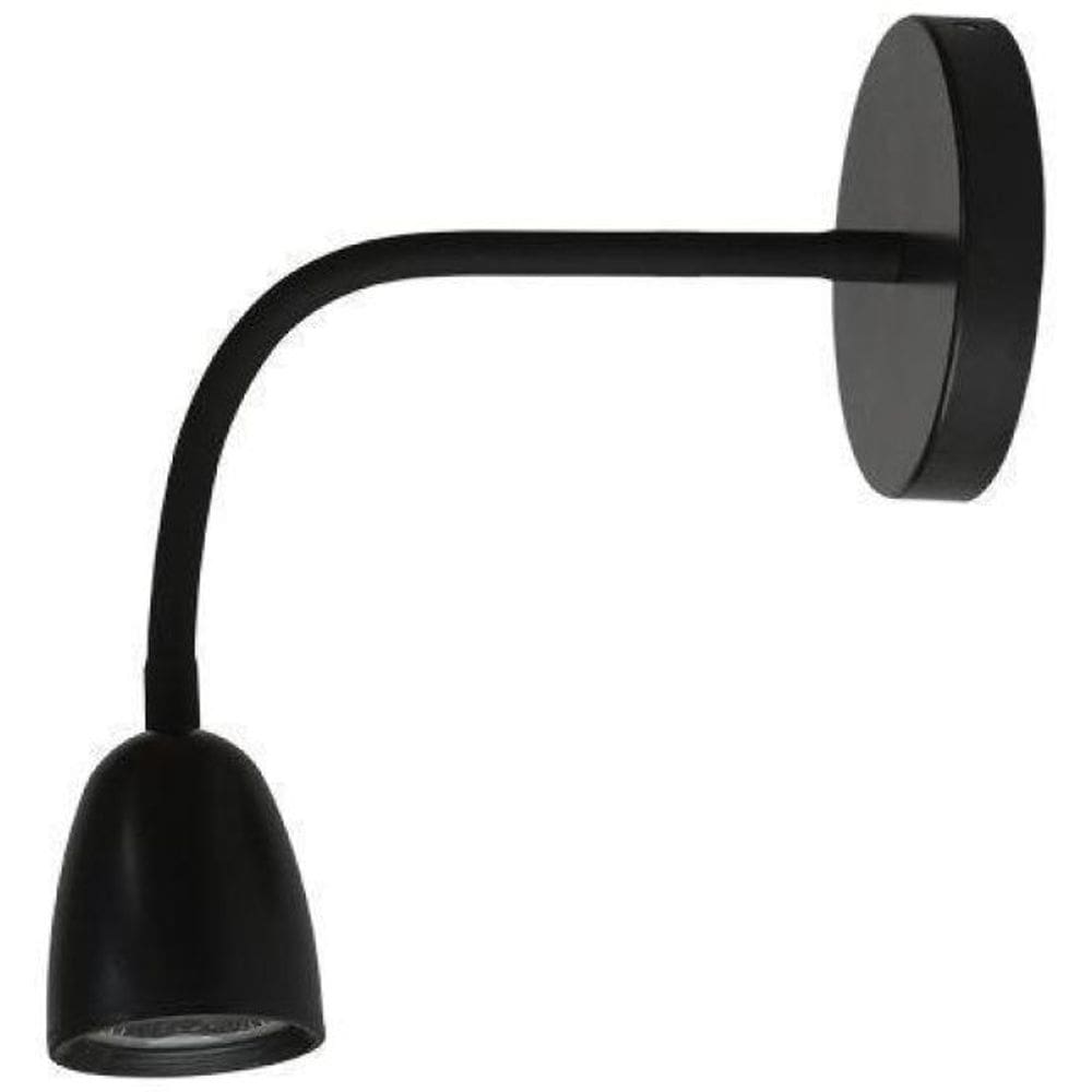 Arandela Led Direct 4w 3000k - Facho Ajustável Preta