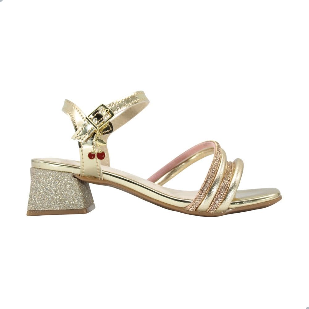 Sandália Infantil Molekinha Dourado