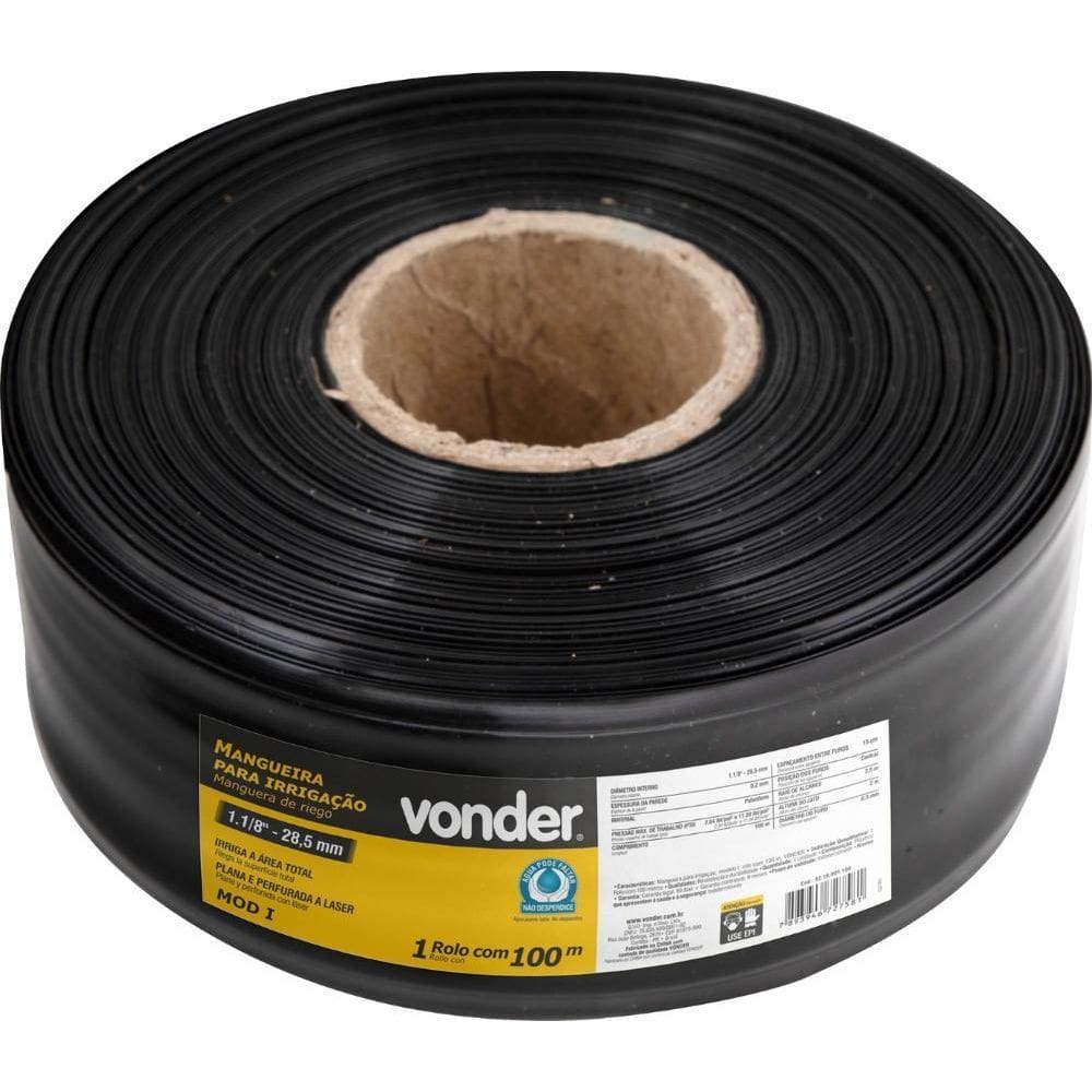 Mangueira Para Irrigação Mod I  Rolo Com 100M  Vonder