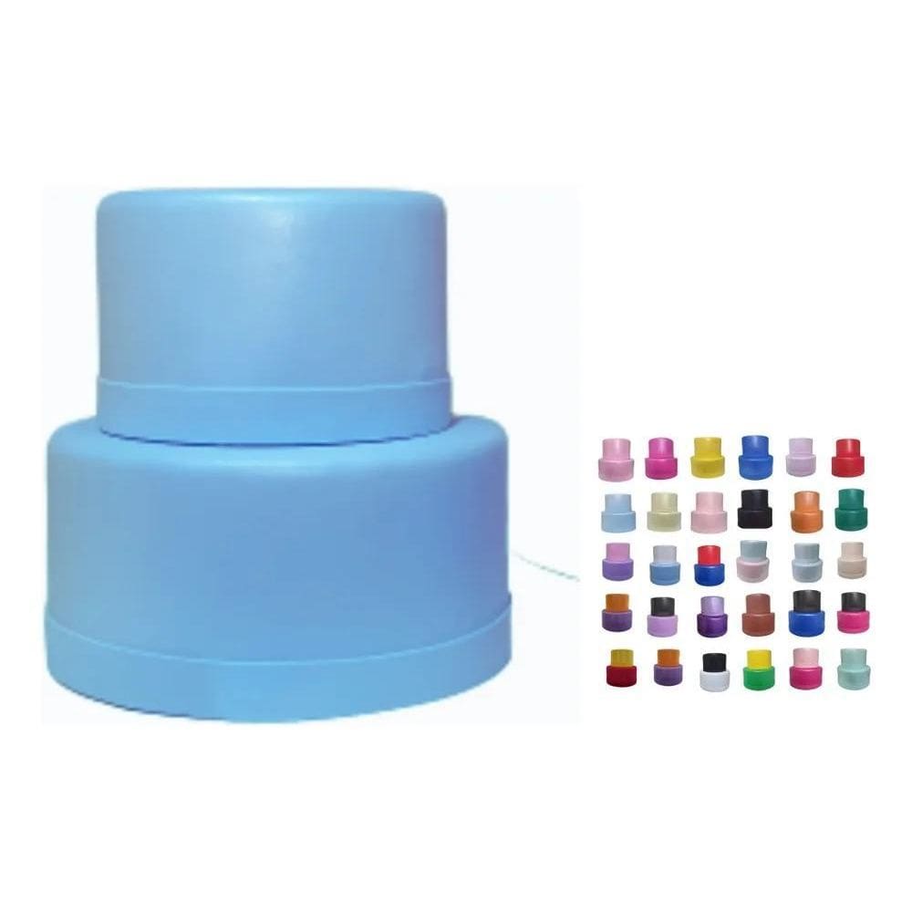 Mini Bolo Fake Para Azul Bebê