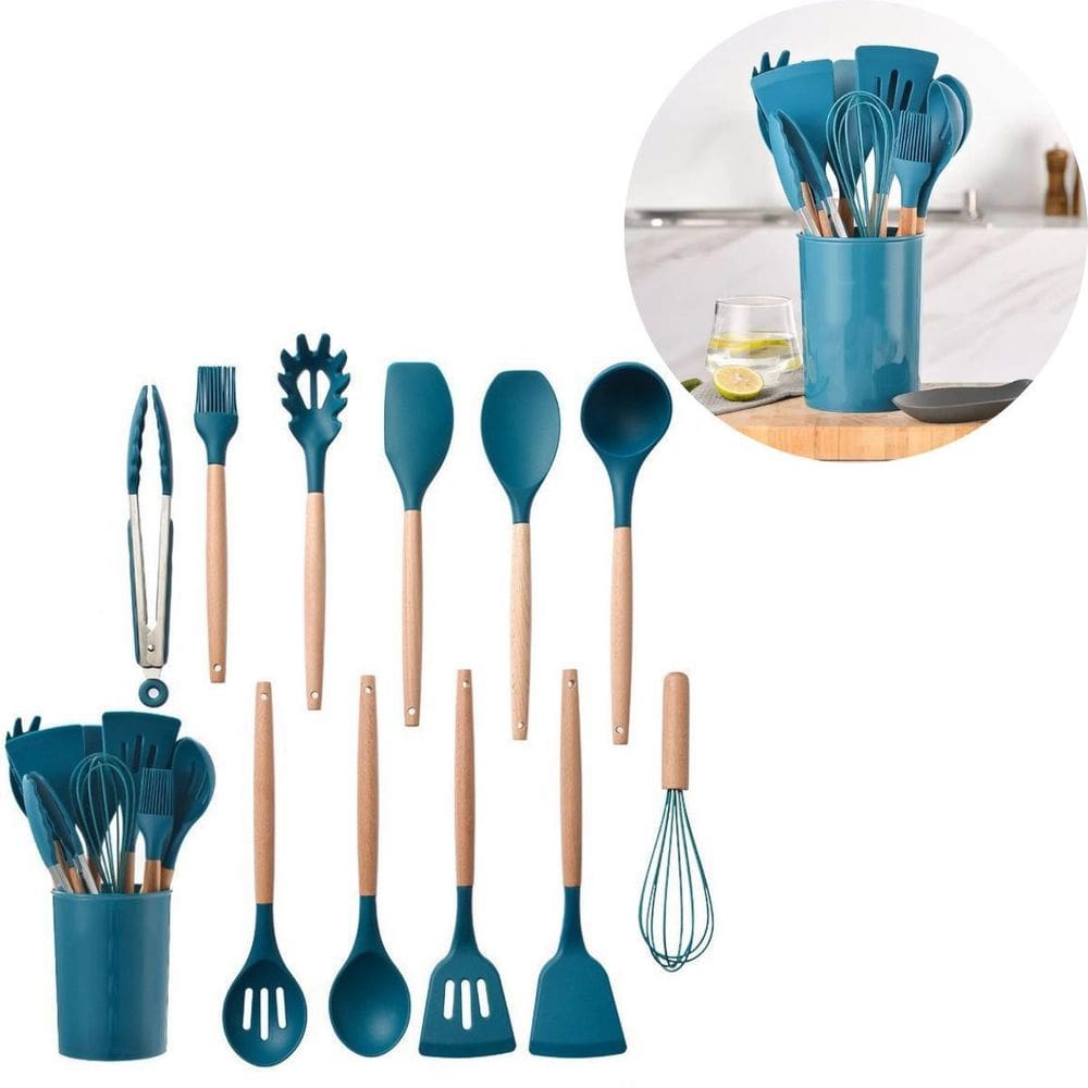 Kit 12 Utensílios Cozinha Qualidade Premium Resistente