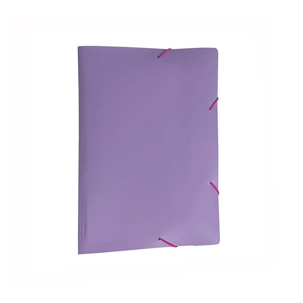 Pasta Aba Elastico A4 31X22Cm Full Color Roxo Dello