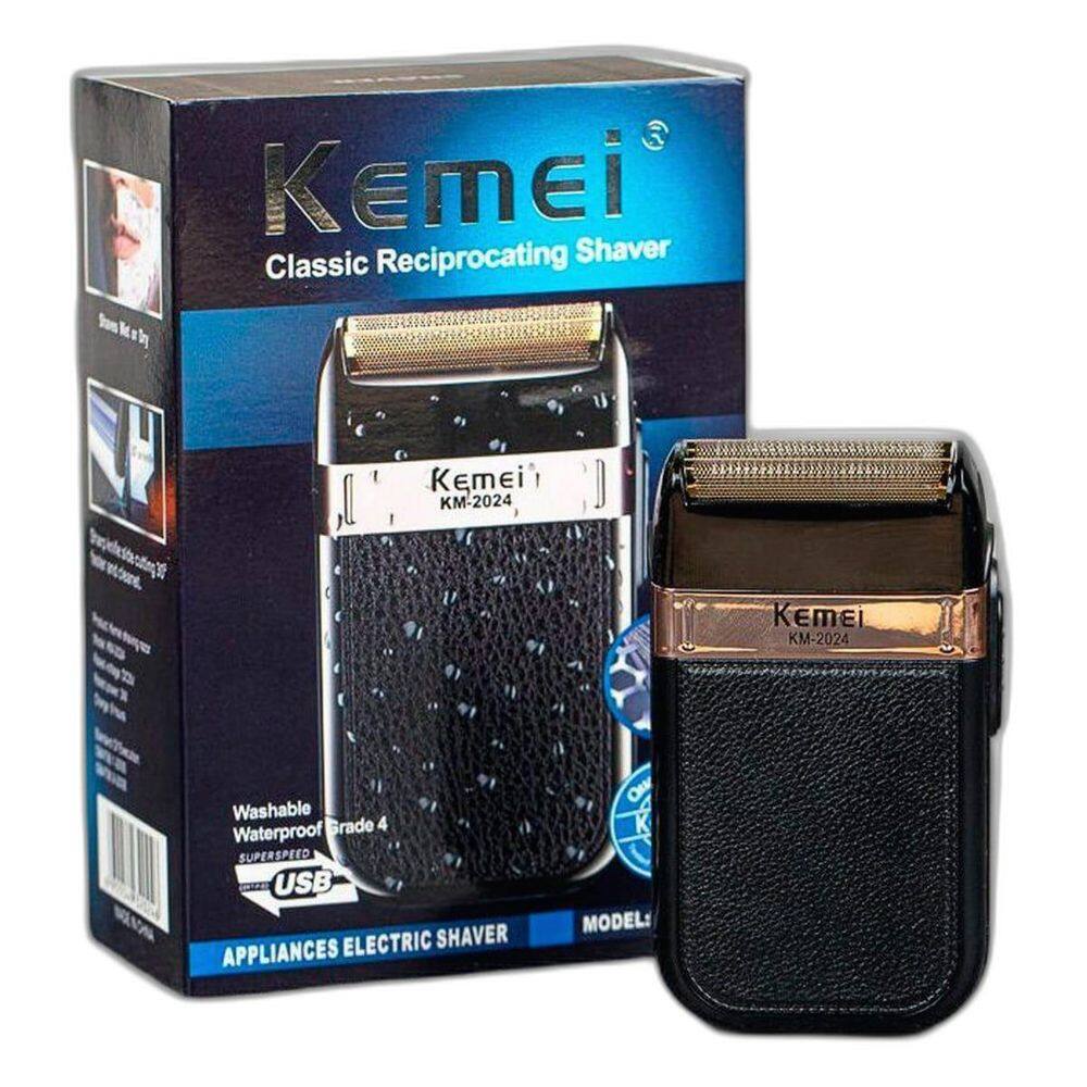 Aparelho Elétrico Barbear Bivolt Kemeikm2024