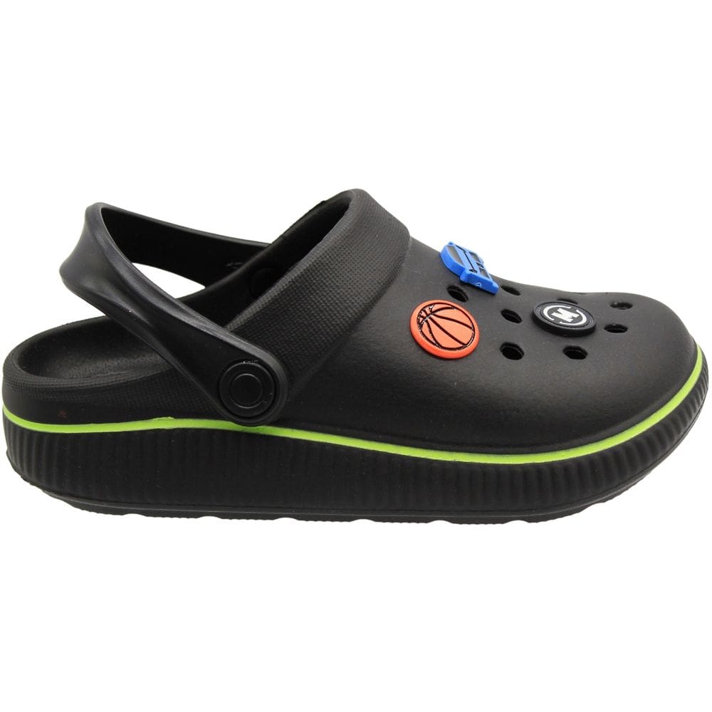 Clog Infantil Molekinho EVA Enfeites Removíveis Juvenil Menino