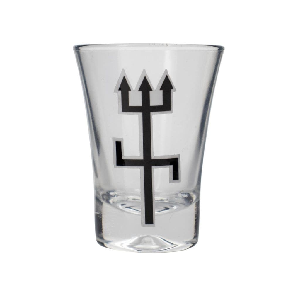 Copo Dose Cachaça Exú Tridente Tradicional Vidro 45 Ml