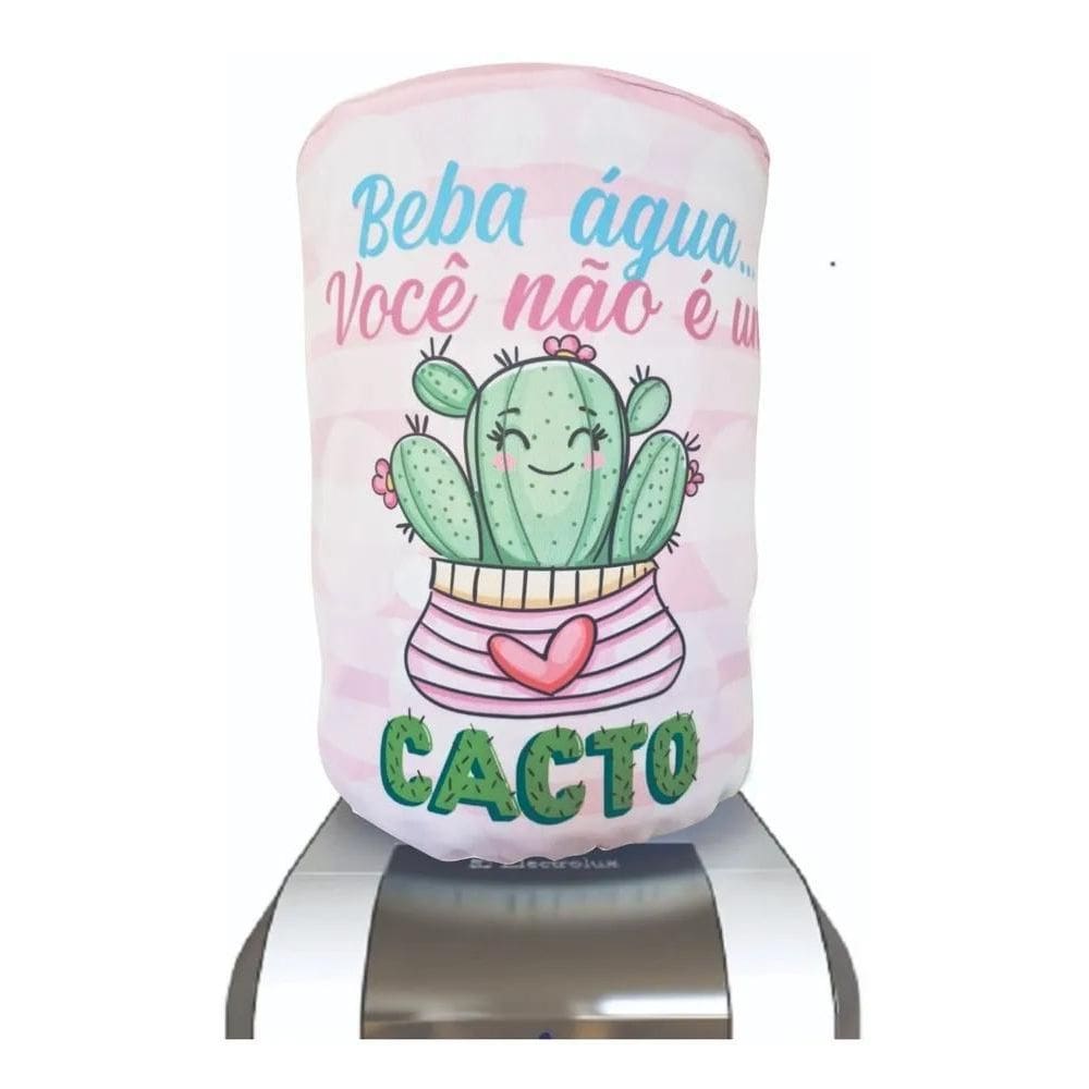 Capa Para Galão De Água 20L Moderna Cacto