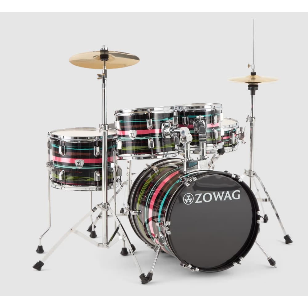 Bateria Zowag - Z1 - Bumbo 16 -  Black Funny - Completa
