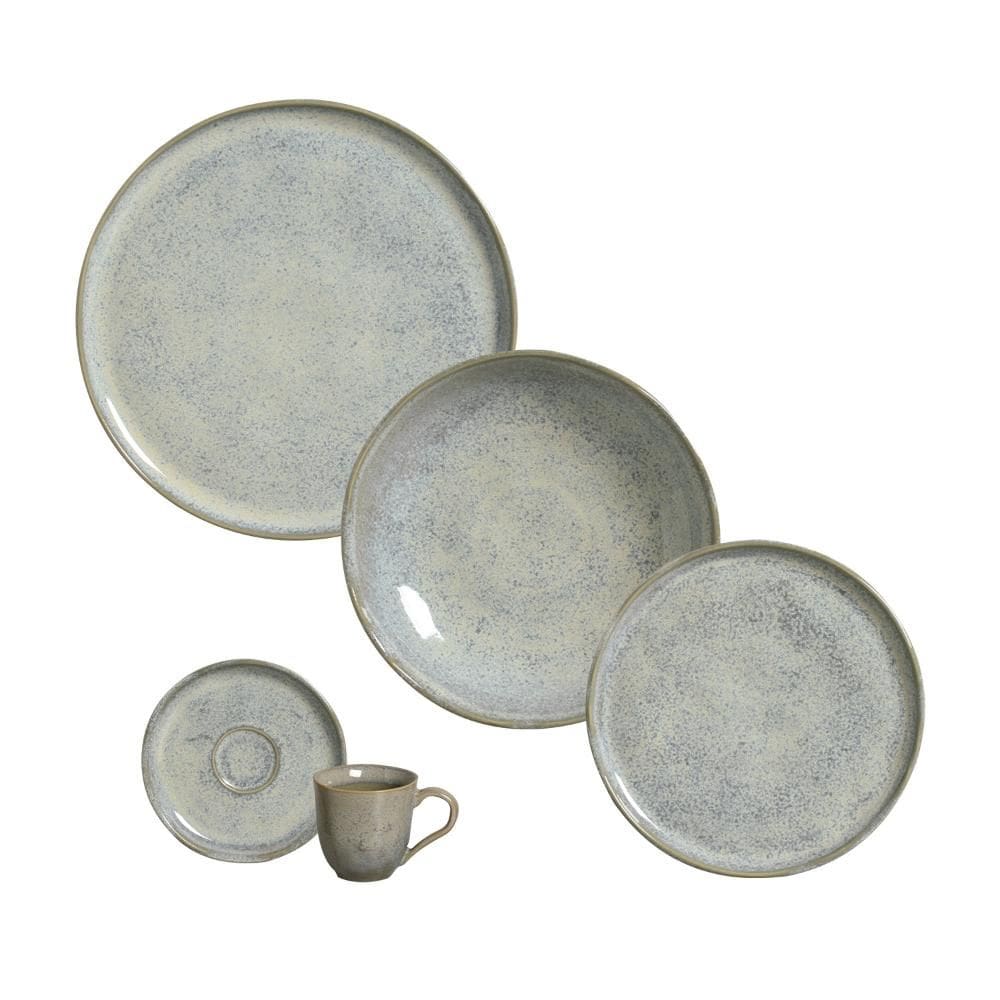 Aparelho de Jantar 20 Peças Bio Green Granite