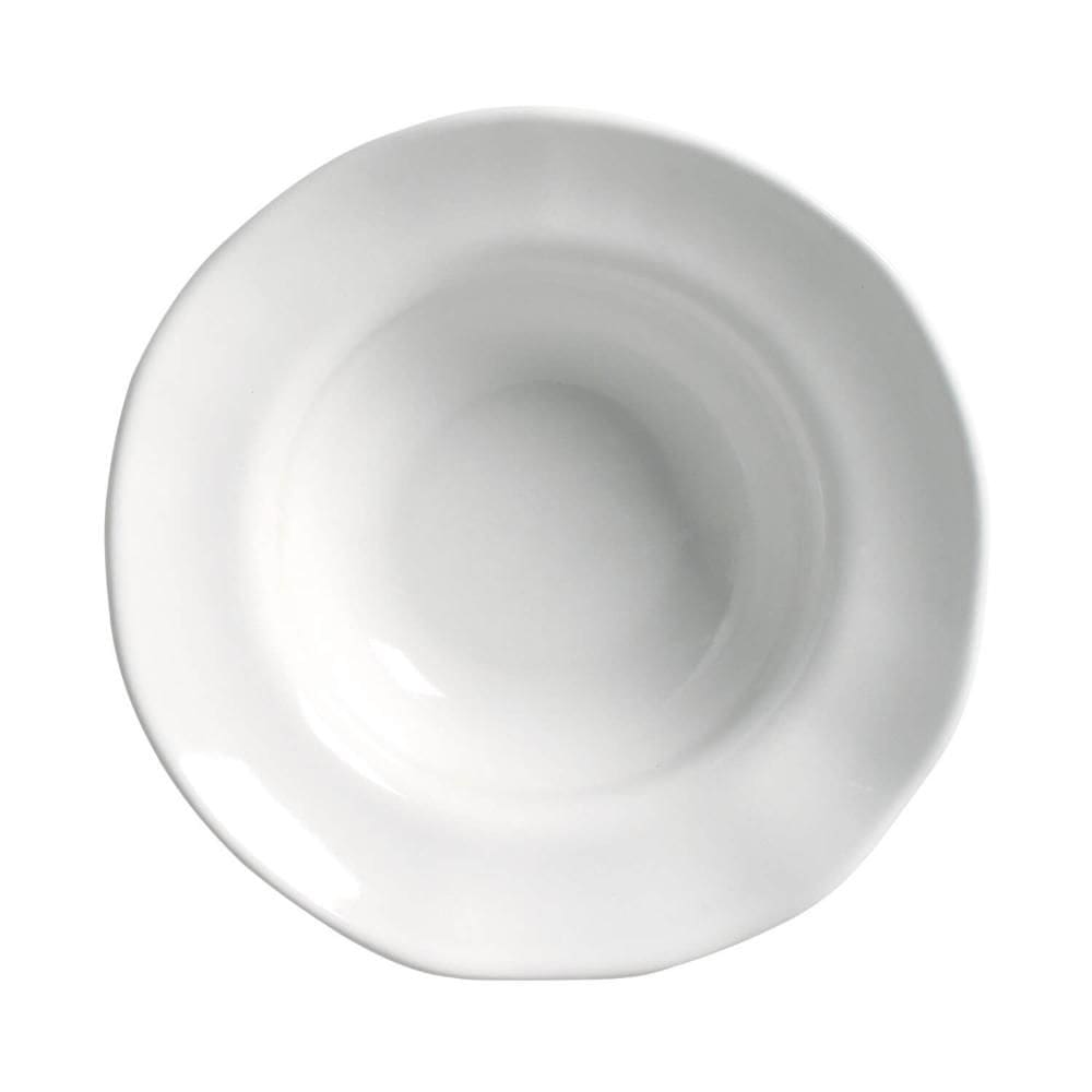 Conjunto com 4 Pratos de Entrada/Sobremesa Orgânico New White Ø19x5,5cm 250ml