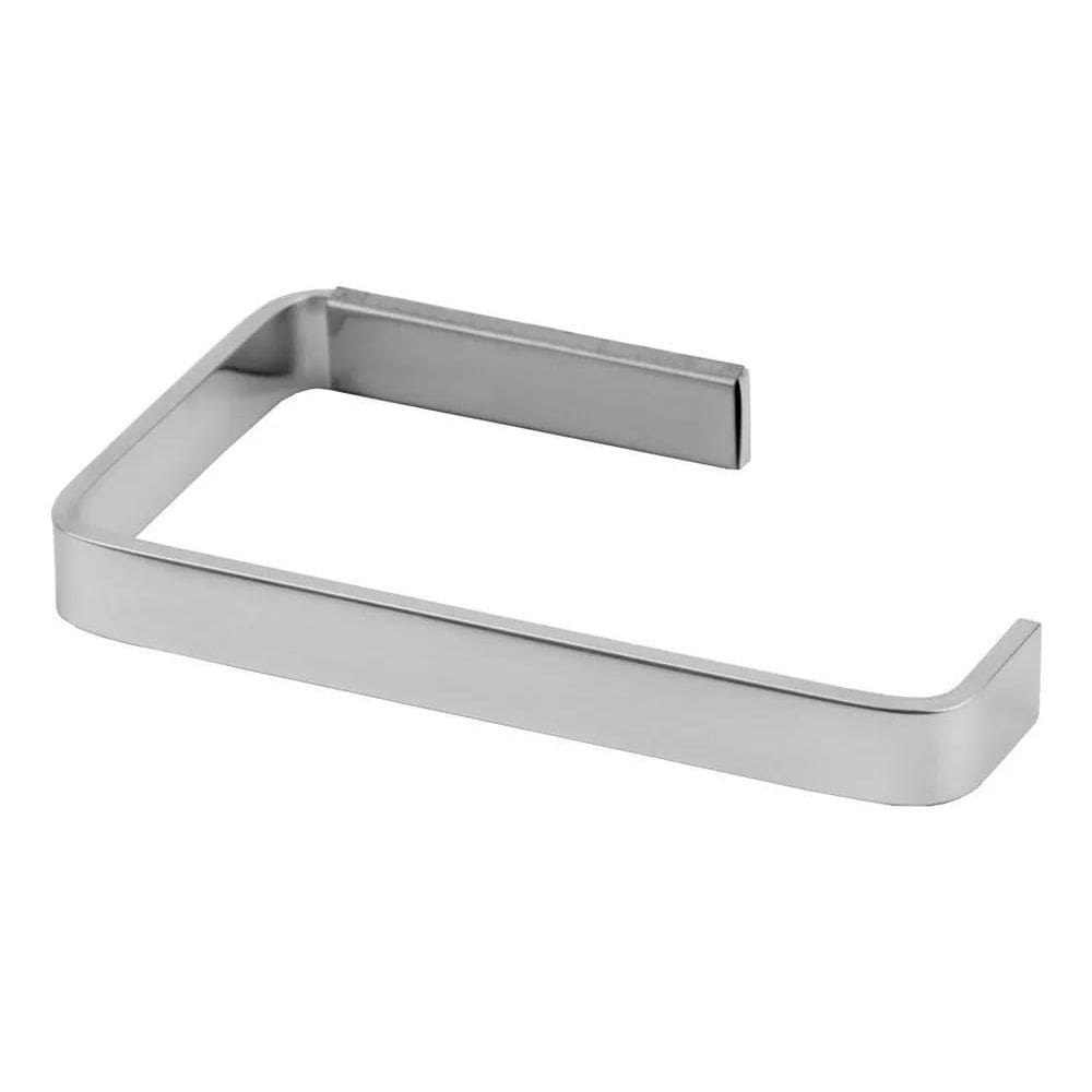 10X Papeleira Inox Quadrada Croma Porta Papel Higiênico Ban