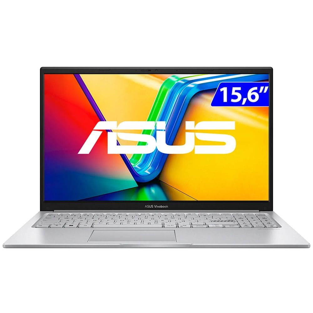 Notebook ASUS 15.6P I5-1334U 8GB 512GBSSD W11 - X1504VA-NJ1740W Prata Bivolt