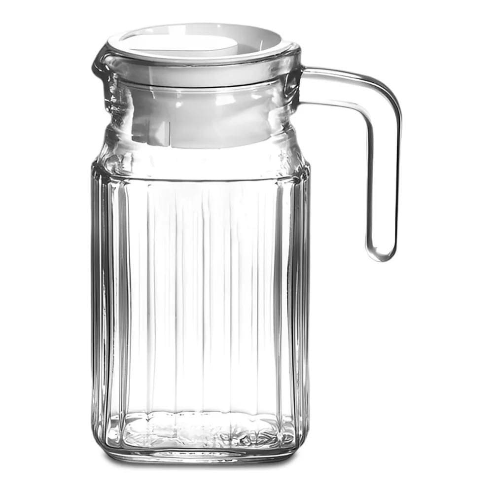 Jarra Suco Água Chá Gelado Com Tampa 500Ml Cor Transparente