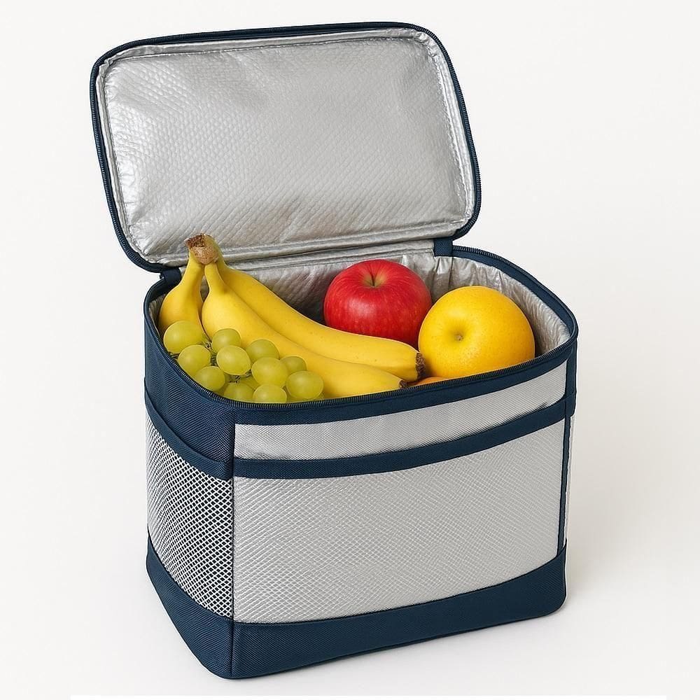 Bolsa Térmica Portátil 17l Academia Marmita Alça Frasqueira Impermeável Cooler Dobrável