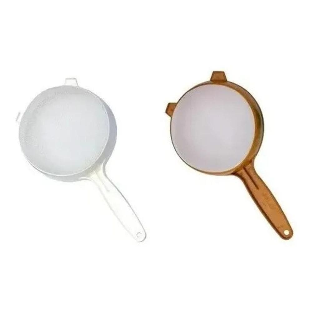Peneira Coador Alimento Cozinha 19Cm Reforçada Plástico