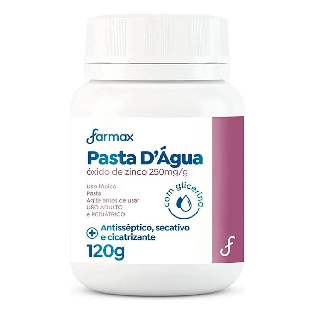5X Pasta Dágua Com Glicerina Farmax 120G
