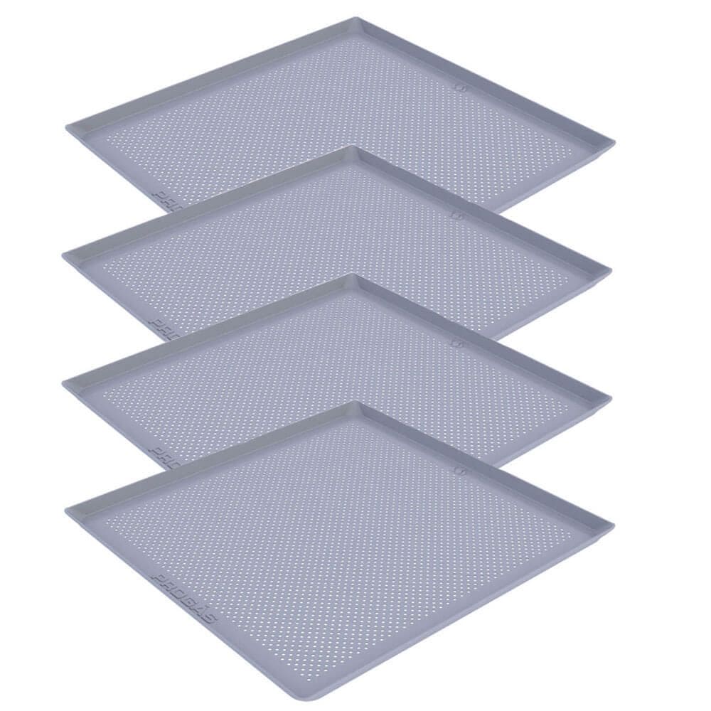 Kit 4 Esteiras Alumínio Perfurado para o Forno Progás 35x35 cm PRP-004 G2 P43021