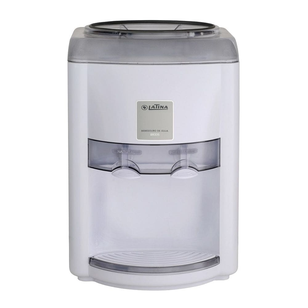 Bebedouro De Água Refrigerada Latina Br335 Branco E Fumê - Bivolt
