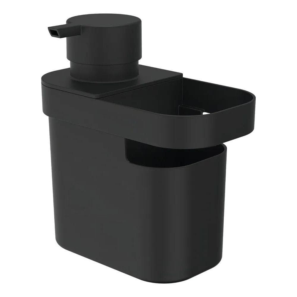 3X Dispenser Detergente E Organizador Trium 650Ml Preto - Ou