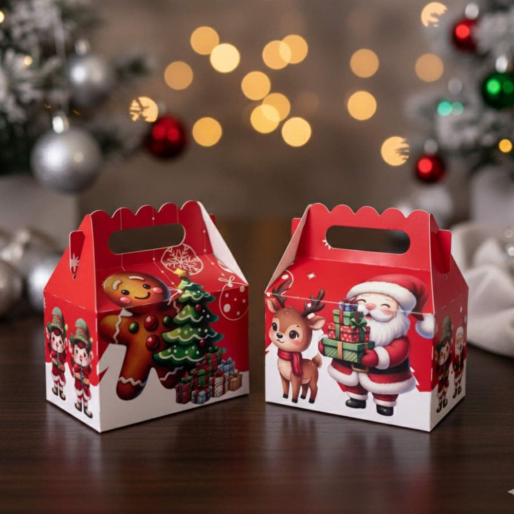 Kit 30 Lembrancinhas Natalinas Mimo Maletinhas Natal para Festas de fim de Ano