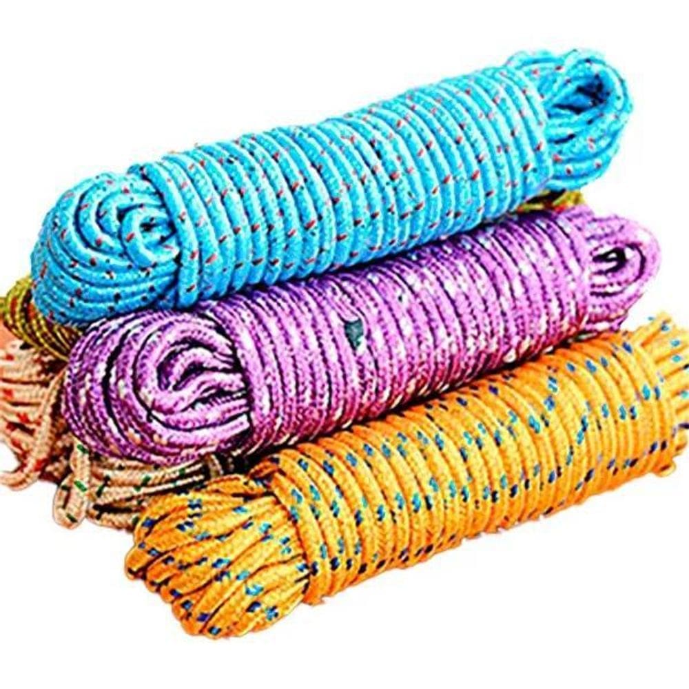 20M De Corda Para Varal De Teto Quintal Apto Nylon Reforçada