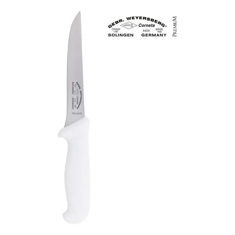 2X Faca Desossar Carne Açougue Corneta Premium