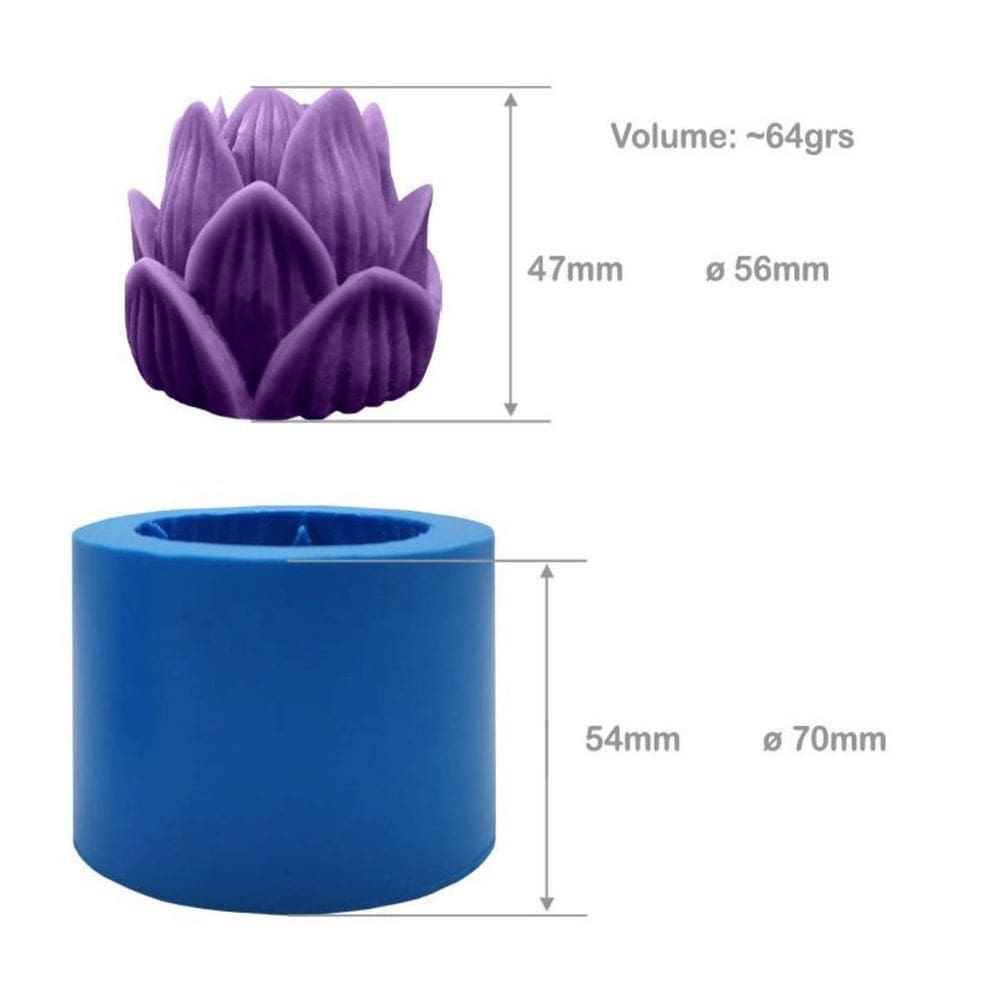 Moldes Silicone Fabricação Sabonetes, Velas E Vasos
