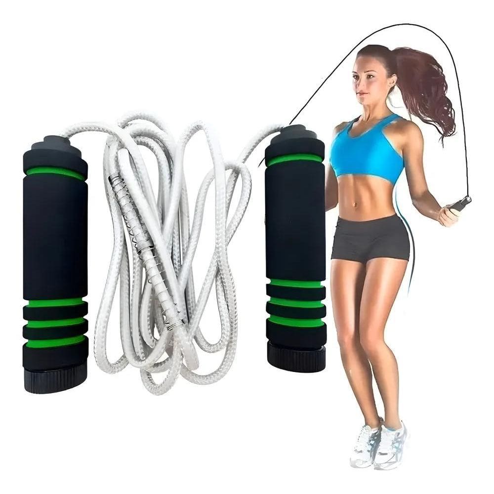 Corda Pular Ajustável Funcional Cross Jump Rope - Mbfit Cor