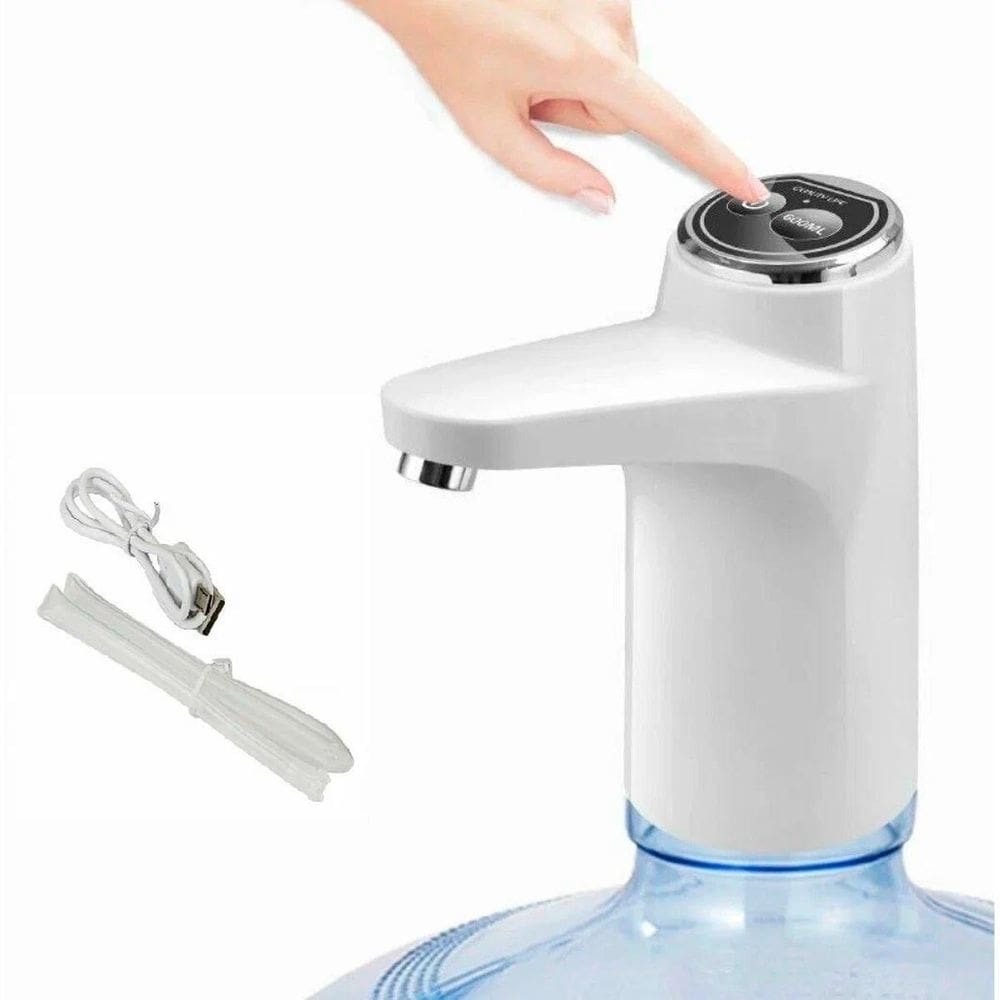 Bomba Galão Água Mineral Bebedouro Elétrica Recarregável Usb