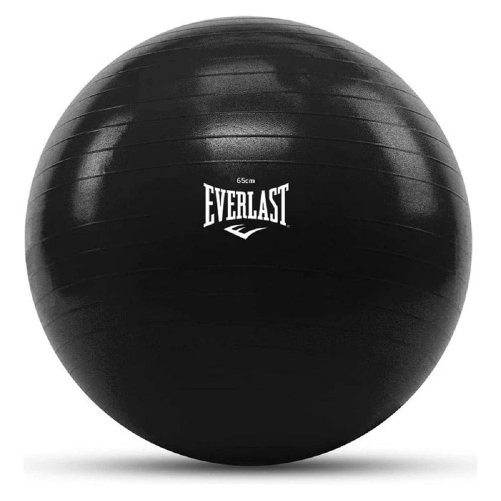 Bola De Pilates 75Cm Preto Gb-001-Black-75Cm-1100G Everlast