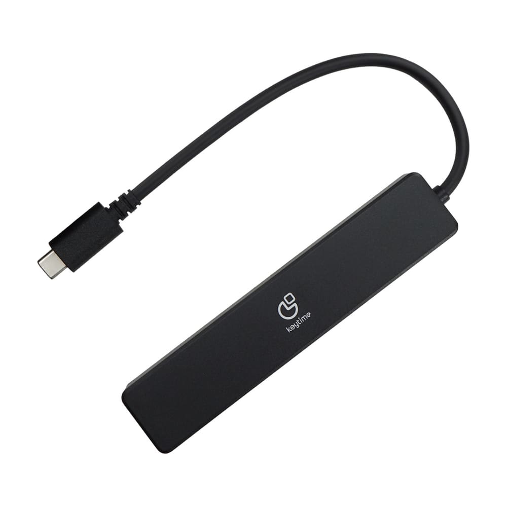 Hub USB Tipo-C Keytime Linkpoint 4x USB e 1x HDMI Preto - KYT00035
