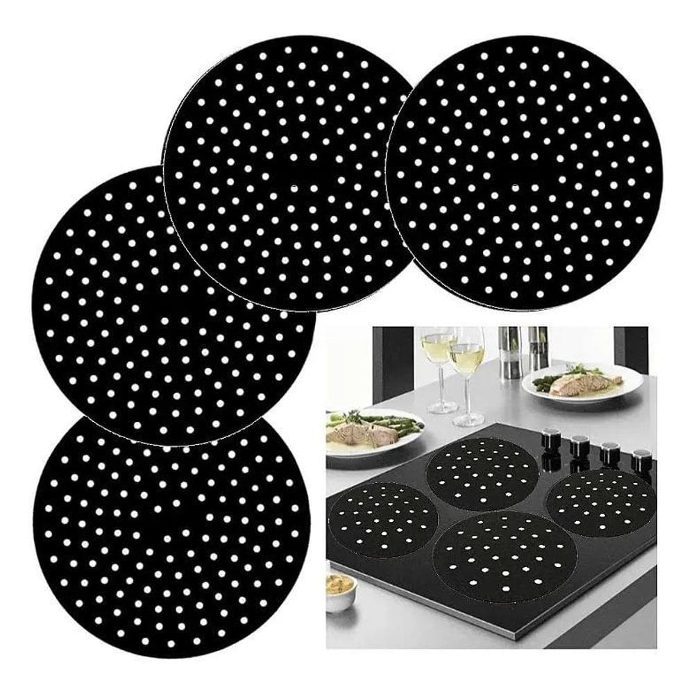 3X Kit 4 Protetor De Fogão De Indução Descanso De Panela 18,