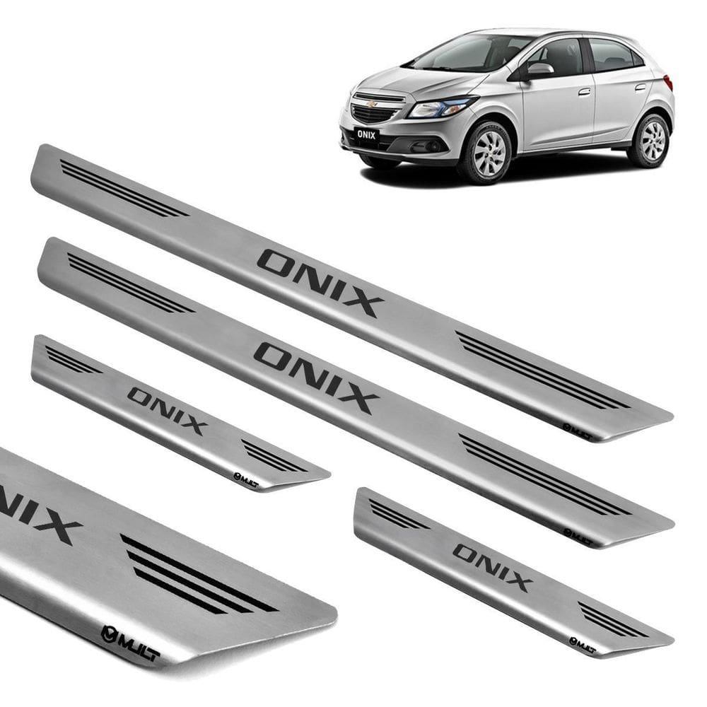 Soleira Aço Inox Escovado Porta Mult Onix 2019 2020