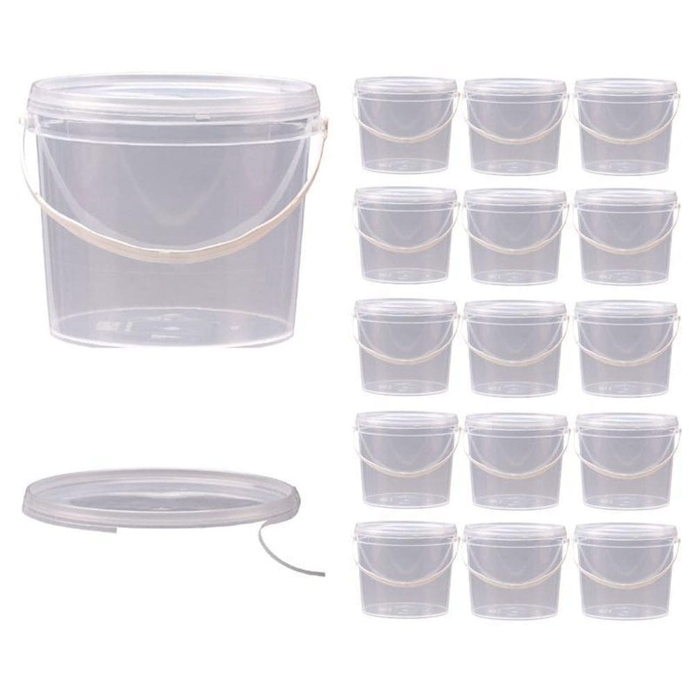 Balde De Polipropileno Bpa Free Para Armazenar 15 Pçs