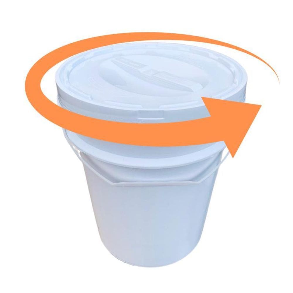 Balde Para Agua 20L Tampa De Rosquear
