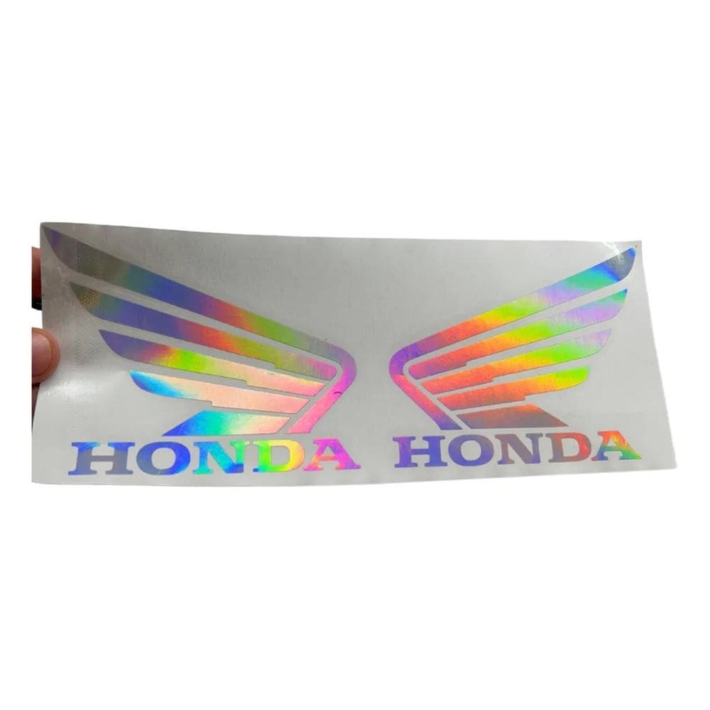 Adesivo Honda Asinha Holográfico Para Moto