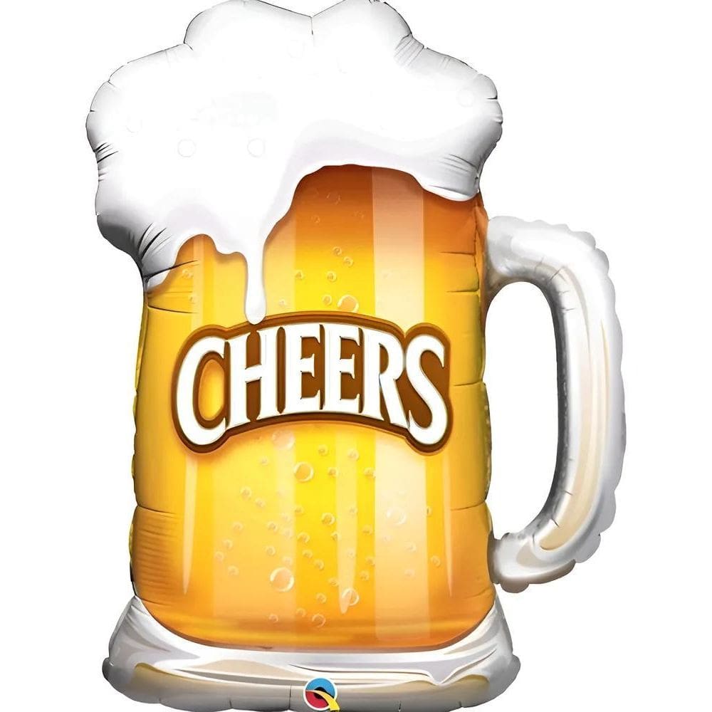 Kit 2 Balão Cerveja Caneca De Chopp 70Cm Bexiga Gigante Ama