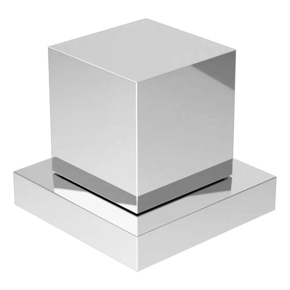 2X Acabamento Registro Manopla Deca Quadrado Metal Hope Meta