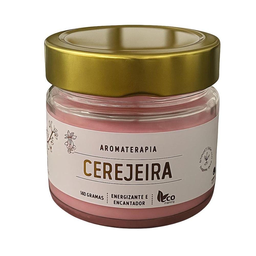 Vela Perfumada Cerejeira Atria Aromática Indiana 140G