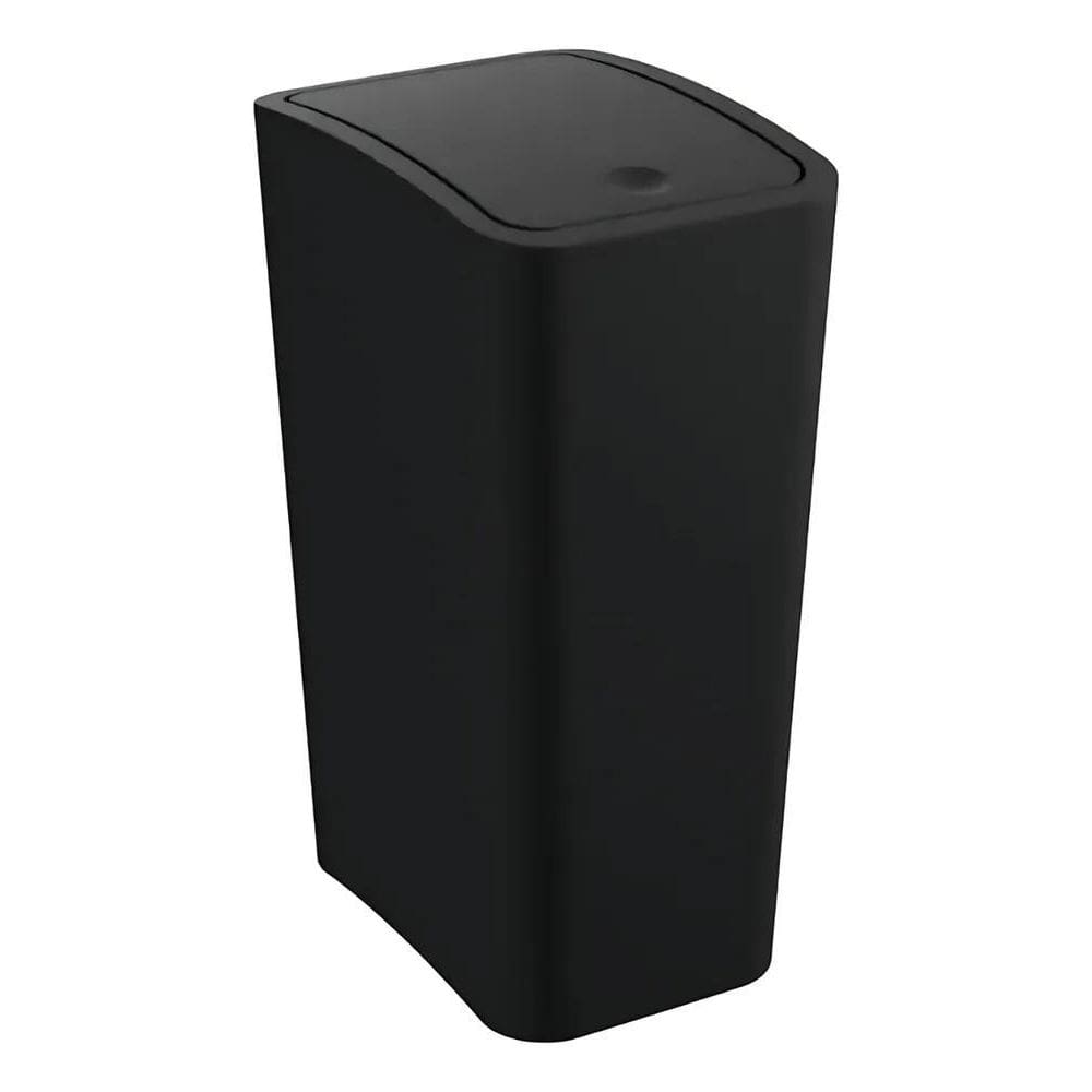 2X Lixeira Cesto De Lixo Banheiro Cozinha Tampa Click 8 Litr