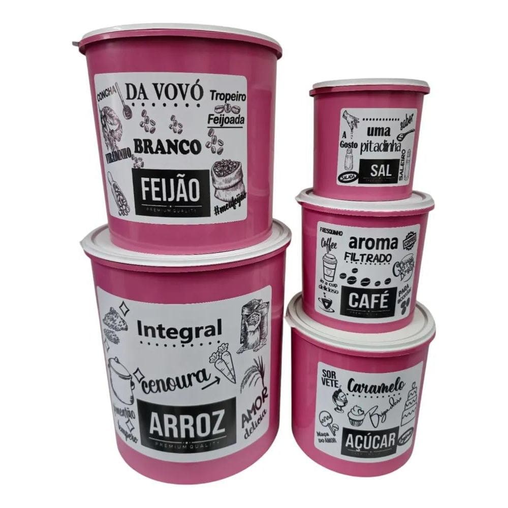 Jogo Mantimento Redondo Plástico