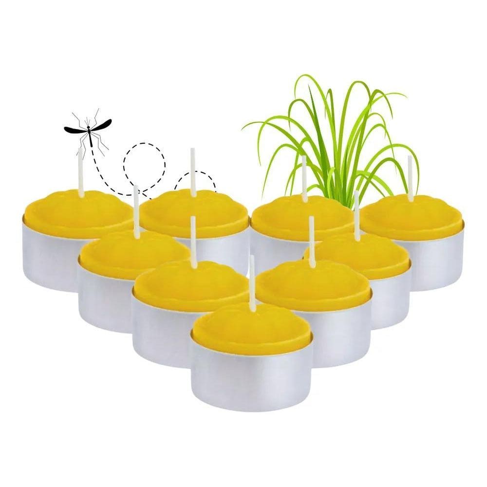 10X 12 Velas Rechaud Citronela Espanta Pernilongo Repelente