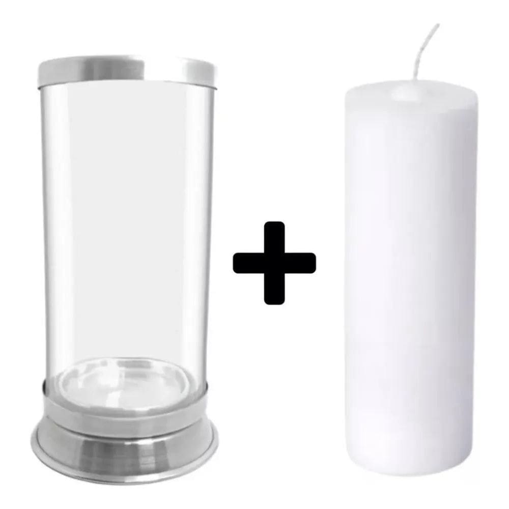 10X Studio Orion Castiçal Kit Cor Prata 10Cm X 18Cm Forma C