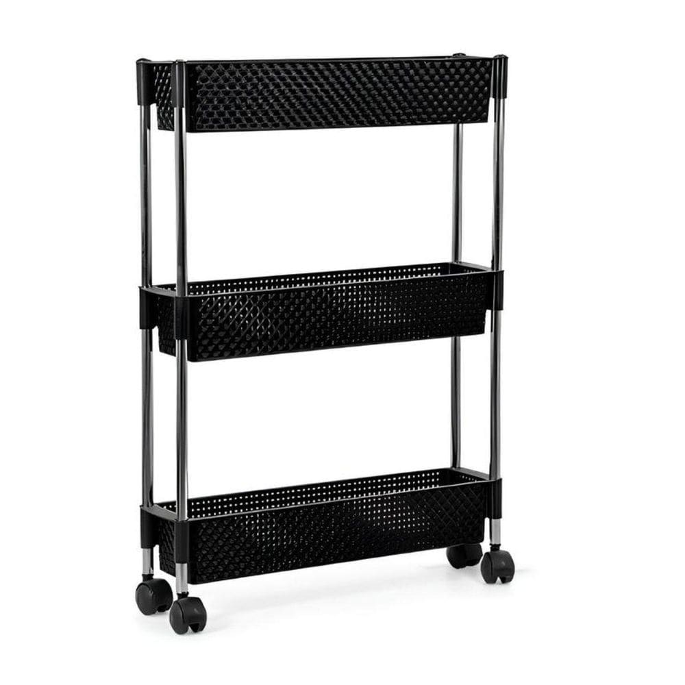 Organizador Multiuso Rattan Preto