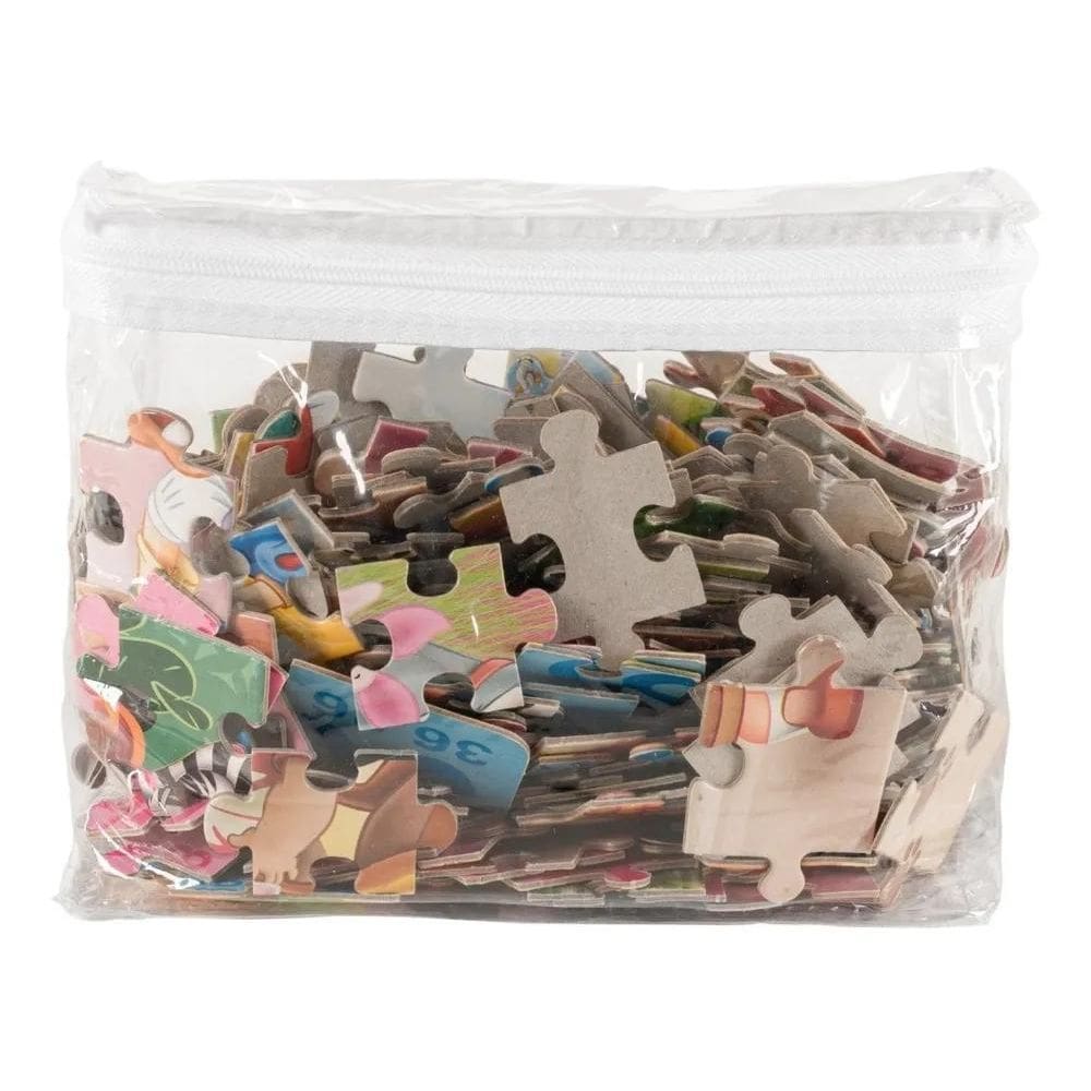 10X 10 Saquinho Organizador Brinquedos E Quebra Cabeça Com