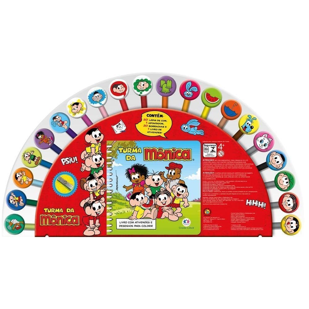Turma da Mônica - Livro Com Atividades e Desenhos Para Colorir