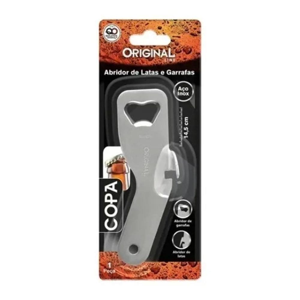 Abridor De Latas E Garrafas Inox Grande